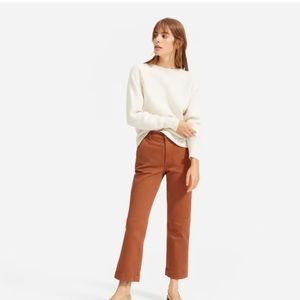 Everlane Black Straight Leg Crop Pant